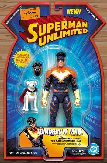 Superman Unlimited #20 Cvr C Jason Geyer Tomorrow Man And Krypto Action (Figure) Comics Card Stock Var