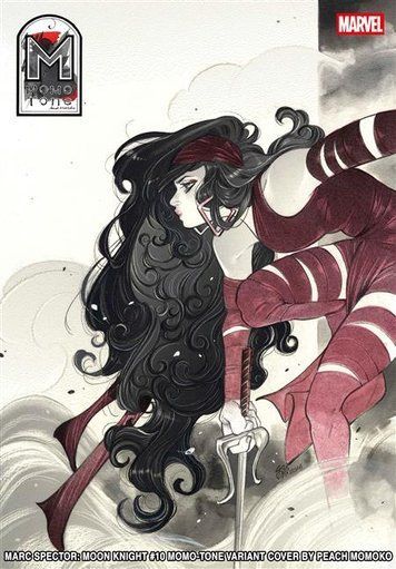 Marc Spector Moon Knight #10 Peach Momoko Momo-Tone Variant