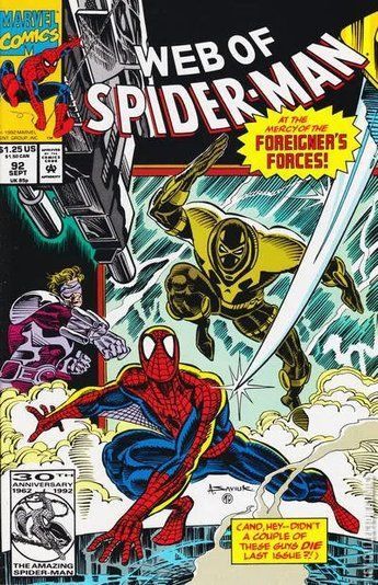 Web of Spider-Man #92 [1992] VF